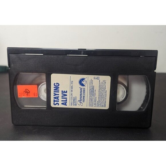 1983 Staying Alive VHS Paramount Travolta Rhodes Stallone Saturday Night - Picture 5 of 6